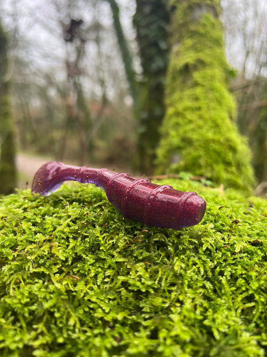 Vibra Soft 9cm violet UV (Lot de 4)