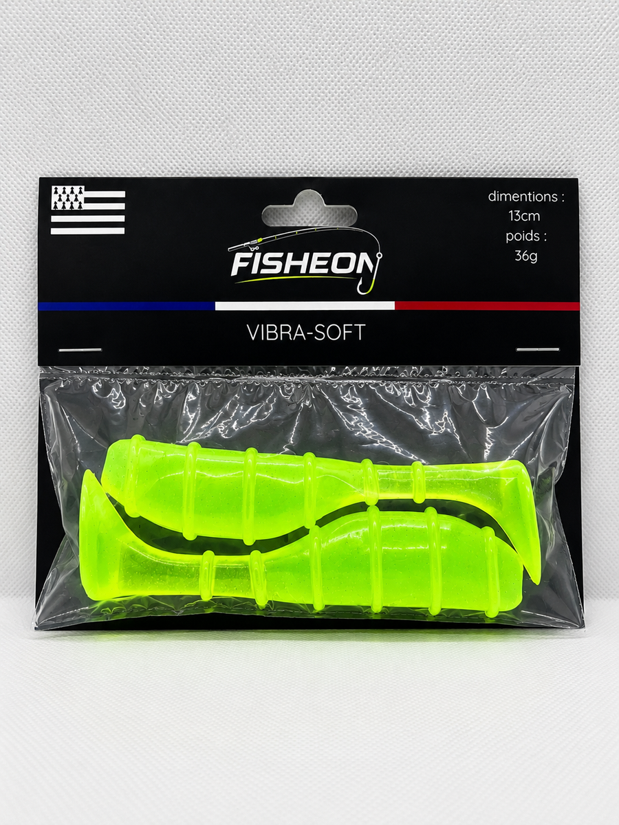 Vibra Soft jaune (13cm lot de 2)